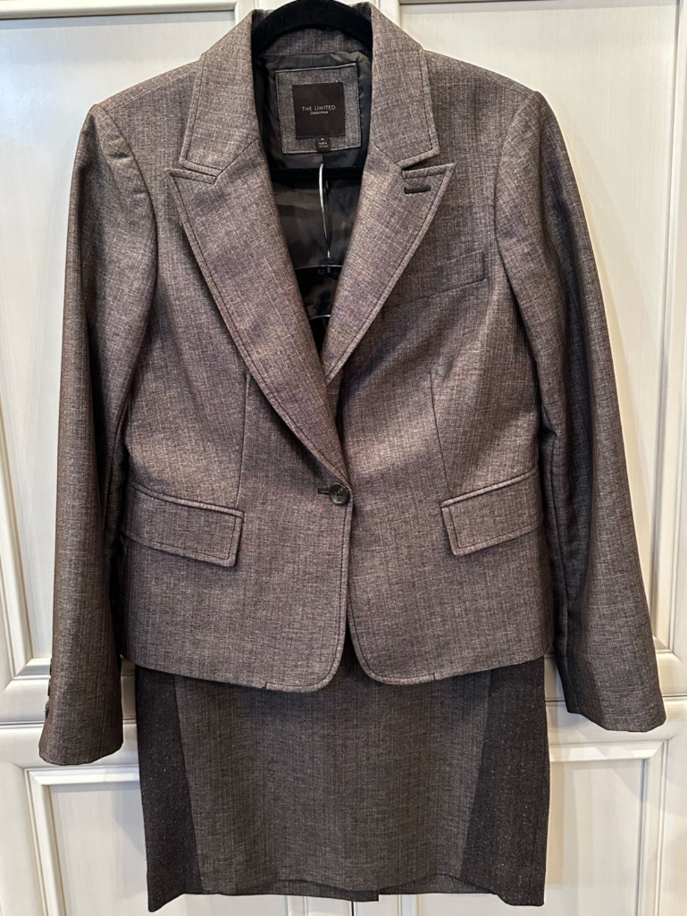 NWOT The Limited Brown Women's Skirt Suit Set, size 8